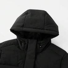 Adidas Authentic Women's Outdoor Sports Casual Hooded Down Jacket JL9593 - Black - View 5