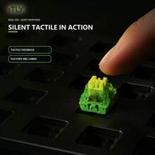 Set Aksesori Keyboard Mekanik Linear Qingning Switch 30 50 72 Buah untuk Pembuatan Kustom, Penggantian Hot Swap, DIY Gaming dan Pengaturan Pengetikan. - View 9