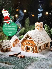 Shiny Artificial Snow - Classic Plastic Fake Snow, Suitable For Christmas Decoration, Crafts, Winter Village Scenes And Holiday Party Decor - Holiday Atmosphere Theme Party, Snowflake Decoration, Winter Scene Creation, Fluffy Texture - Multicolor - View 9