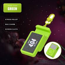2-In-1 Fidget Clicker Keychain & Phone Stand, Clip-On Bag Charm, Pocket Push Button Stress Relief, 5-In-1 Stand & Pendant - Multicolor - View 10