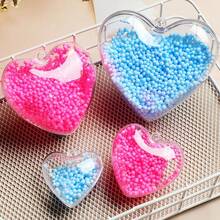 10pcs Transparent Fillable Heart/Round/Star Shaped Pendants, Clear Heart Decorations, Suitable For Handmade DIY Crafts, Valentine's Day Wedding Party Decor, Fillable Craft Heart Decorations - 10 Pack - View 8