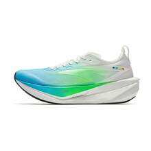 Anta Zone 2 Heart Rate 85 Professional Non-Plated Racing Running Shoes For Men, Autumn Training & Fitness Testing, Youth Sports Shoes - Chlorine Blue/Meteor Green/Papyrus White-1 - View 6