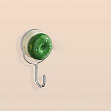 2pcs New Dopamine Suction Cup Hooks, No Drilling, Strong Load-Bearing, Multi-Functional Wall Hooks For Door, Kitchen, Bathroom And Bathtub, No-Damage - View 14