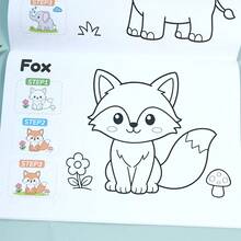 Children's Step-By-Step Coloring Book Farm Animals Cars Bus Simple Tracing Coloring Book Large Pattern Thick Lines Easy To Color Practice Workbook Back To School Learning Supplies Student Holiday Learning Gift - Multicolor - View 5