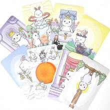 Bun Tarot Deck Cards Divination Destiny Cards Games - White - View 5