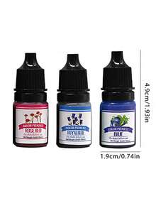 1 Bottle 12 Colors 5ml Epoxy Resin Pigment Transparent UV Epoxy Resin Dye Liquid DIY Jewelry Making Accessories Candle Dye - UV Color Pigment - View 3