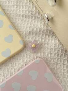 3pcs/6pcs Compatible With Apple And Android Charging Cable Protector Bite Guard, Anti-Breakage Charging Head Protective Shell, Fresh Floral Data Cable Protector, Macaron Color Transparent Hollow Flower Design, Cute Girly Style, Fits Charging Head, Anti-Breakage, Anti-Collision, Compact And Exquisite, Practical And Stylish, Phone Charging Cable Decorative Accessory Protector - Multicolor - View 9