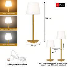 LED Rechargeable Shower Lamp, 1800mAh Lithium Battery, Smart Touch Switch, 3-Color Light Switching With Adjustable Brightness, Decorative Room Light, Multi-Functional Night Light, Compact Design - Detachable, Suitable For Bedroom/Couple Dinner/Desk/Living Room/Dining Room, Perfect Gift - Transparent Table Lamp - View 20