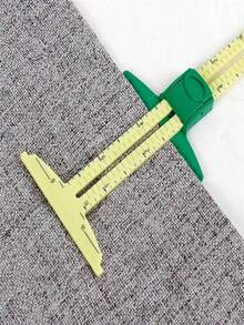 1pc Adjustable Sewing Gauge Multi-Function Sliding T-Square Ruler, Portable Fabric Marking Measurement Tool With Clear Scale, DIY Handmade Quilting Sewing Accessory, Suitable For Fabric Marking, Tailoring, Home Craft Projects - Sewing Ruler - View 6