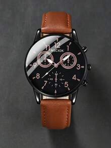 2pcs Matching Watches For Couples-Stylish Accessories For Everyday Wear And An Ideal Choice For Holiday Or Birthday Gifts. - Multicolor - View 2