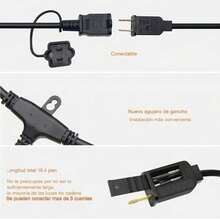 String Lights - US A Type Plug(110-127V) - View 8