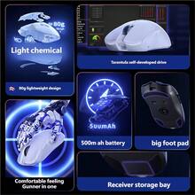 AULA SC580SE Bluetooth Mouse, Wireless 3-Mode Gaming Mouse, 10000 DPI Esports Professional Mouse With Self-Developed Sensor And Lightweight Design - View 4