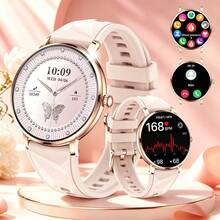 New Luxury Fashion Smart Watch For Women, 1.19-Inch AMOLED Full Touch Screen, 0.85cm Ultra-Thin Body, Customizable Watch Face, Women's Cycle Tracking, Bluetooth Calling, Camera Control, IPX8 Waterproof Swimming Watch, 100+ Sports Modes, Fitness Tracking, Perfect Gift For Friends - View 18