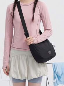CAMEL CROWN Unisex Outdoor Waterproof Bag, Convertible One Shoulder Crossbody Bag - Black - View 7