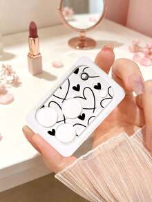 1pc Fashion Heart Pattern Lens Protector, Compatible With Phone 17 Pro/17 Pro Max/18 Pro/18 Pro Max, Birthday/Holiday Gift Phone Accessory, Full Coverage Anti-Scratch - Multicolor - View 7