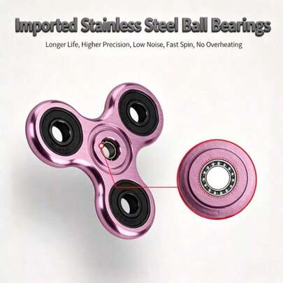 2026 New Hot-Selling 1pc Alloy Large Triangle Metal Finger Spinner Toy Stress Relief Spinner - Toy - Easter - New Arrival Best Seller - New Arrival Hot Item - New Arrival Popular - New Arrival Launch - Toy New Arrival