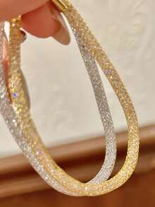 1pc Mesh Twisted Bracelet Vintage Premium Luxury Minimalist Fashion Personalized Hand Accessory - Bracelet - View 3