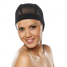 ZTZI Stretch Mesh Wig Cap, Breathable Open Top Wig Liner Cap, Solid Color Mesh Wig Base Cap For Wig Making - S5011 - View 11