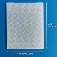 Embossing Plates, Wall Tiles, Wood Grain, Multiple Pattern Embossing Templates, Plastic Texture Mats, Suitable For Greeting Card Making, Scrapbooking, DIY Paper Crafts - Embossed Wall Tiles - View 10