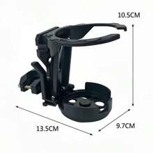1pc New Electric Bike Cycling Water Bottle Holder, Bicycle Delivery Riding Guard Bar Water Bottle Rack, Universal Fixed Beverage Holder - Multicolor - View 6