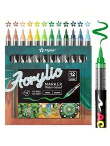Flysea New Free Ink System, 9 Colors/Set, Total 81 Colors, Multiple Color Combinations Available, Newly Launched, Better Quality, Better Writing Experience, Especially Suitable For Professional Artists. - Multicolor - View 12