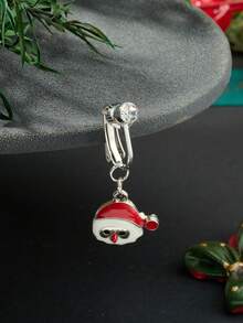 CIZME 1pc Cute Christmas Fake Belly Ring For Women,Santa Claus Hat,Christmas Tree Non Piercing Belly Button Rings Fake Navel Rings For Christmas Party Gift - Fake Belly Ring - View 12