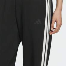 Adidas SOFT DOUBLEKNIT PANT Women's Straight-Leg Black Sportswear Pants With Brand Logo And Three Stripes - Black - View 6
