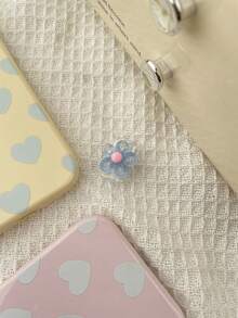 3pcs/6pcs Compatible With Apple And Android Charging Cable Protector Bite Guard, Anti-Breakage Charging Head Protective Shell, Fresh Floral Data Cable Protector, Macaron Color Transparent Hollow Flower Design, Cute Girly Style, Fits Charging Head, Anti-Breakage, Anti-Collision, Compact And Exquisite, Practical And Stylish, Phone Charging Cable Decorative Accessory Protector - Multicolor - View 6