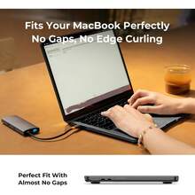 Kompatibel dengan Casing MacBook Air 15 Inch 2023-2026 M2 M3 M4 M5 A2941 A3114 A3241 A3448, Pelindung Casing Keras dengan Aksesoris Opsional, Pelindung Keyboard, Pelindung Layar HD & Adaptor USB, Tersedia Berbagai Warna - View 5
