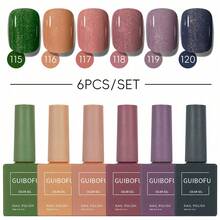 Set Kutek Gel 6 Warna dengan Botol yang Sesuai Warna, Cocok untuk Manikur Wanita di Musim Semi, Gugur, Dingin, dan Musim Panas, Manikur DIY di Rumah, Penataan Manikur Sehari-hari, Set Gel Warna-warni untuk Penggunaan Pribadi, Manikur di Rumah dan Desain Manikur Musiman - MultiWarna - View 52