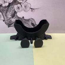 Cute And Fun Drainage Smile Sponge Shelf With Drain Holes And Legs | 2026 New Creative 3D Printed Dishwashing Sponge Storage Shelf For Kitchen Sink Side Counter | Household Cleaning Tools Plastic Support Bracket - Multicolor - View 9