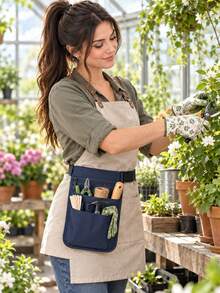 Large Capacity Multi-Compartment Multifunctional Waist Bag, Designed For Tool Storage, Suitable For Nurses And Gardeners, With Adjustable Waist Belt, Lightweight And Practical, Ideal For Hospital Shifts And Daily Work - Multicolor - View 8