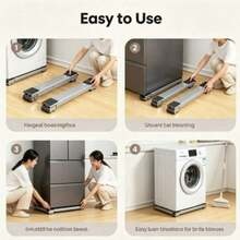 Sturdy Solution For Moving Appliances, Adjustable Height Base For Refrigerator And Washing Machine, Supports Up To 800 Lbs, Equipped With 24 Silent Casters And Locking Mechanism, Expandable Bracket, Ideal For Moving - A - View 8