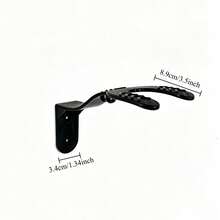 Durable Wall-Mounted Helmet And Key Rack - Space-Saving Polished End, Tool Storage Accessory | Stylish Modern Hook | Durable Plastic Hook, Motorcycle Helmet Display Rack Hook | Helmet Rack, Suitable For Jackets, Coats And Hats - Multicolor - View 3