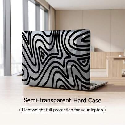 1-Piece Clear Crystal Shockproof Protective Case For MacBook/Matebook,Full Transparent Hard PC Cover With Cooling Vents,Snug Fit Laptop Shell,Compatible With 13 Neo/13.3 Air/13.3 Pro/13.6Air/14.2 Pro/15Air/16.2Pro/D16/14 Ultra