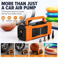 Alat Bantu Starter Darurat Mobil, Pompa Udara Mobil Portabel, Power Bank Starter Aki All-In-One - Wireless - View 2
