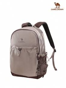 CAMEL CROWN Foldable Large Capacity Travel Bag Backpack Short Distance Travel Fitness Storage Bag - Mocha Brown - View 2