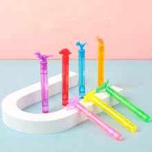 somoving 6/12pcs Colorful Bubble Wand Set, Dinosaur Shaped, Suitable For Birthday, Wedding, Party Decoration, Fun Party Supplies, Random Style - Multicolor - View 5