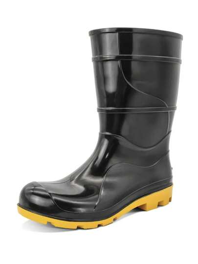 Galocha em PVC Impermeável Antiderrapante Bota para Chuva e Motoqueiros