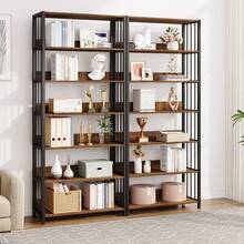 Tribesigns Bookcases - Brown - View 3