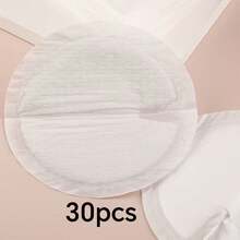 100pcs/30pcs/Simple Disposable Breast Pads Ultra-Thin/Lightweight Soft Non-Restrictive Nursing Pads/Travel/Travel Essentials/Disposable/Non-Woven Fabric/Suitable For All Skin Types/Swimming/Postpartum Essentials/Camping Essentials/Disposable Underwear - View 6