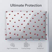 1件裝透明水晶防震保護殼，適用於MacBook/Matebook，全透明硬PC外殼附散熱孔，貼合式筆電保護殼，相容13 Neo/13.3 Air/13.3 Pro/13.6 Air/14.2 Pro/15 Air/16.2 Pro/D16/14 Ultra - 查看 2