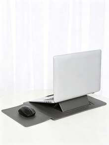 Stand/Sarung/Alas Mouse Laptop 3-in-1, Cocok untuk Laptop 12-14 Inci. Ideal untuk Perjalanan Bisnis, Penggunaan Kantor, Penggunaan di Rumah, Tas Kantor Sehari-hari, dan Lainnya. Tas Laptop Multifungsi, Pelindung dan Casing, Alas Mouse Keyboard Komputer Pribadi, Stand Laptop, Aksesori Meja Kantor - View 9
