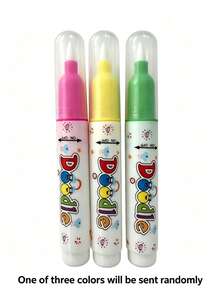 1pc Magic Water Painting Pen Random Color, Water-Based Marker, Water Painting Mat Replacement Pen, Children's Painting Accessories, Inkless Pen - Color Style Randomized - View 9