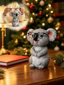 Cute Koala Shaped Fashion Glasses Display Stand, Creative Koala Shaped Glasses Frame Decoration, Desktop Storage Rack, Koala Resin Glasses Holder, Stable Glasses Display Stand, Fun Resin Glasses Storage Rack - Multicolor - View 1