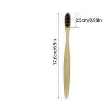 5/10/20/50pcs Bamboo Toothbrush, Manual Toothbrush, Soft Bristles, Suitable For Sensitive Teeth And Gums, Home Daily Deep Cleaning Oral Care - Multicolor - View 4