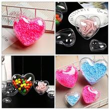 10pcs Transparent Fillable Heart/Round/Star Shaped Pendants, Clear Heart Decorations, Suitable For Handmade DIY Crafts, Valentine's Day Wedding Party Decor, Fillable Craft Heart Decorations - 10 Pack - View 11