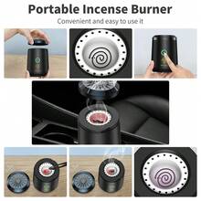 便攜式電子香爐 USB 充電車用香爐 - 單色 - 查看 7