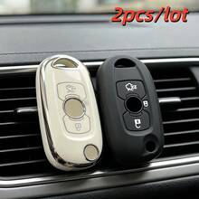 2pcs Durable Remote Car Key Case Cove For For Buick Verano Encore GX GL6 2018 2019 2020 For Opel Vauxhall Astra K Auto Shell Fob Protector - Multicolor - View 8