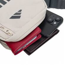 Adidas 2.4L PRIMELIFT Versatile Portable Sports Crossbody Bag Polyester Shoulder Bag Unisex Beige - Beige - View 9
